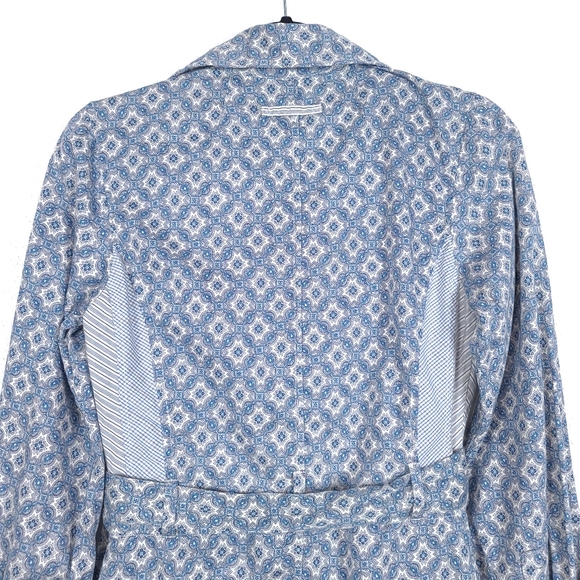 JOHNNY WAS 3J Workshop Paisley Mixed Print Cottagecore Mini Dress - Picture 12 of 15